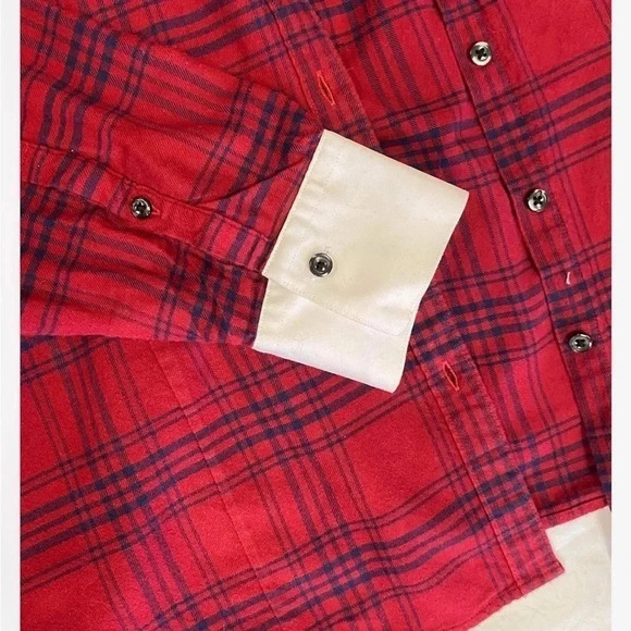 Brooks Brothers Plaid Collared Button down Long Sleeve Shirt Size 12 - Picture 8 of 11